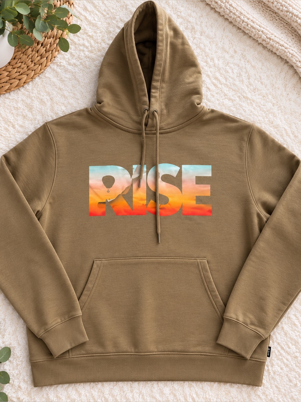 ZYIA Active Pullover Hoodie in Caramel Brown